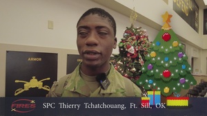 Spc. Thierry Tchatchouang, Holiday Message