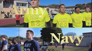 U.S. Army Vs. U.S. Navy Flag football game on Camp Zama
