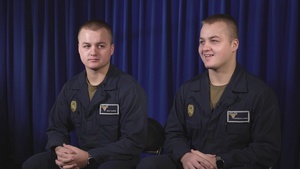 USS Carl Vinson (CVN 70) Twin Sailors Tell Their Story