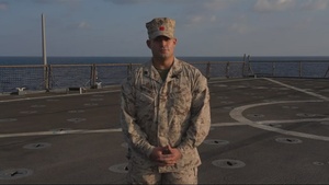 Sgt. Martinez's Holiday greetings from deployment