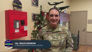 315 AE commander delivers holiday message