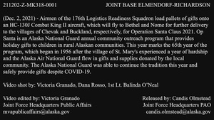 Alaska National Guard - Operation Santa Claus gift transportation
