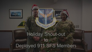 Holiday shout-out to deployed 911th SFS members