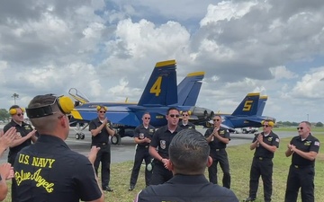 Blue Angels perform at Sun 'n Fun in Lakeland, Florida
