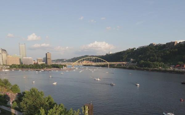 B-Roll: Pittsburgh Independence Day, Lock & Dam Operations