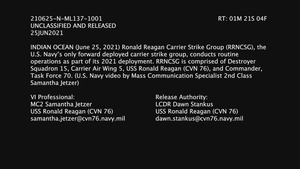 Ronald Reagan Carrier Strike Group Teamwork