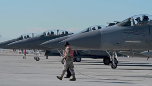 Flight line takeoffs and flight prep