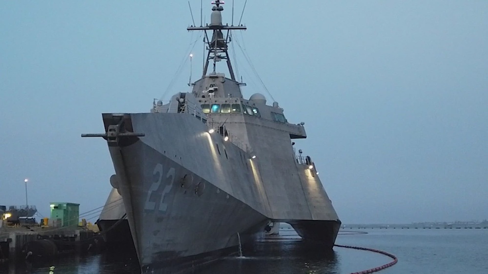 Dvids - Video - Uss Kansas City (lcs 22) Underway Operations