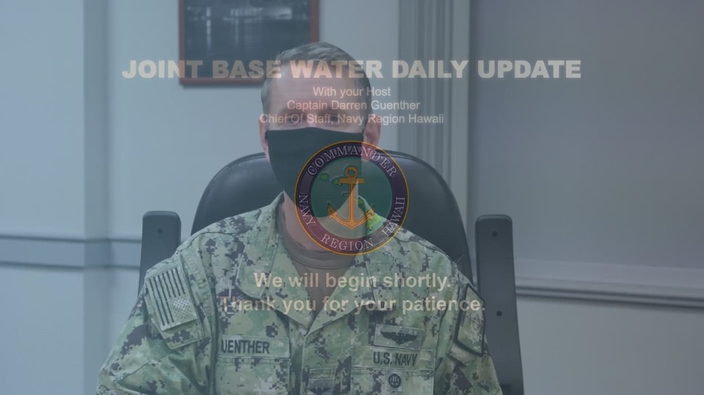 DVIDS Video Virtual JBPHH Daily Water Update