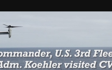 Commander, U.S. Third Fleet Visits USS Carl Vinson (CVN 70)