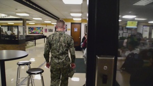 Aviation Machinist’s Mate Airman Apprentice Timothy Dodd Home for the Holidays