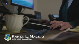 Faces of Liberty - 48 FW British Liaison Officer Karen Mackay