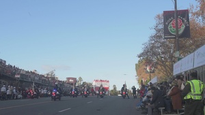 B-2 Spirit performs flyover for the 133rd Rose Parade