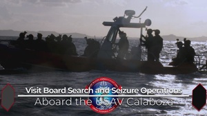Visit Board Search and Seizure Operations Aboard the USAV Calaboza