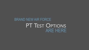 New Air Force PT Test Options