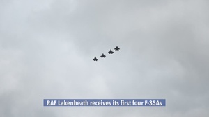 RAF Lakenheath First Four U.S. Air Force F-35As