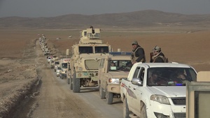 Iraqi Convoy and weapons training.