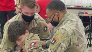 U.S. Combat Medics Train alongside Polish Students