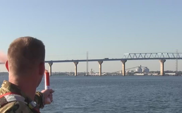 b-roll of flare training