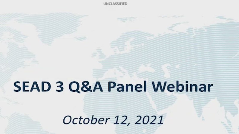 Video Series #5: SEAD 3 Panel - Questions &amp; Answers