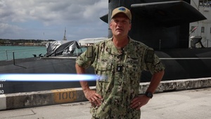 Rear Adm. Jablon Visits USS Nevada