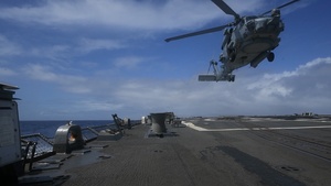 USS Sampson Conducts Flight Operations