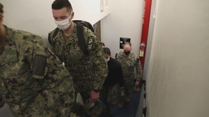 U.S. Navy Sailors Arrive at University of New Mexico Hospital