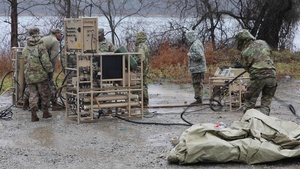 Soldiers test their proficiency in tactical water purification systems