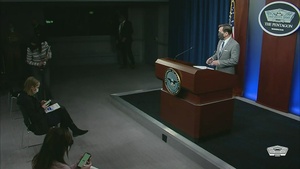 Pentagon Press Secretary Holds Briefing