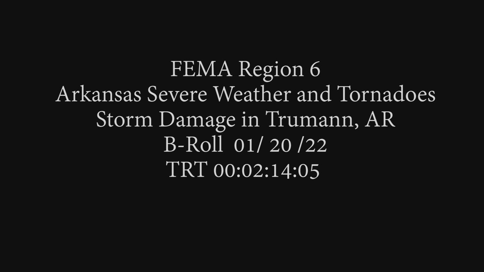 DVIDS Video Severe Weather and Tornado Damage in Trumann, Arkansas