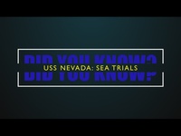 USS Nevada Sea Trials 2021
