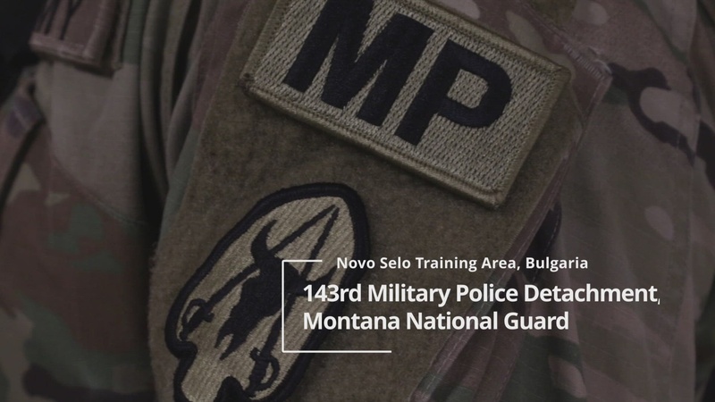 Active shooter response training: Montana National Guardsmen maintain technique in Bulgaria
