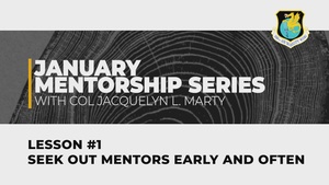 Mentorship Lesson #1 of 4