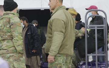 Last Afghan evacuees depart Task Force Holloman