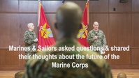 Commandant of the Marine Corps Visits Marine Forces Reserve to Discuss Force Design, Talent Management, and Retention in a Town Hall