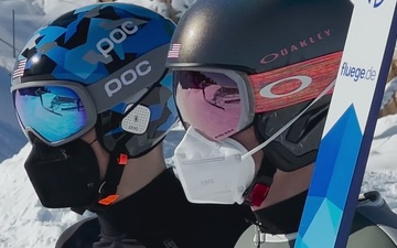 Two Utah Soldiers practice ski jumps before 2022 Olympics
