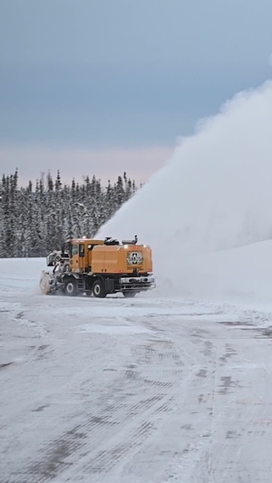 IG Reel: Flightline Ice Breaking Apparatus: 354th FW’s ‘groundbreaking’ snow removal innovation