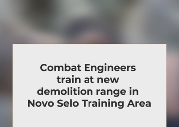 Breach and Clear! 1st Brigade Engineer Battalion Combat Engineers train urban breaching at NSTA