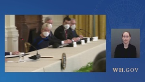 Meeting of the National Governors Association at the White House