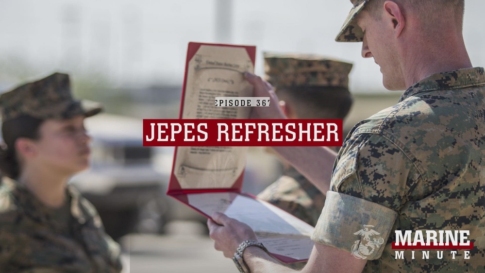 DVIDS - Video - Marine Minute: JEPES Refresher