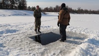 CWOC class 22-03 student completes cold-water immersion training at Fort McCoy