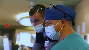 U.S. Air Force Military Medical Team Works With Maine Hospital
