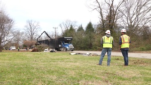 Louisville District provides technical assistance for debris removal in Bowling Green, Kentucky