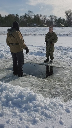 CWOC class 22-03 student completes cold-water immersion training at Fort McCoy, Part III