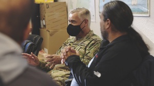 Chief Warrant Officer 3 Bill Elliott pursues a stronger relationship with the tribes