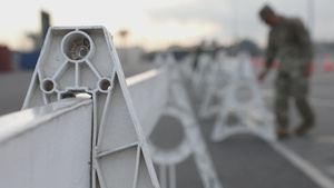 Cal Guard Soldiers and Airmen assist Covid-19 Testing Site in Long Beach