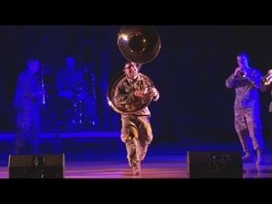 Iowa’s 34th Army Band “Scrap Metal” group performs whirlwind weeklong tour