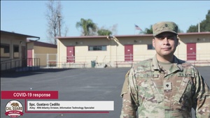 Service Speaks with Spc. Cedillo