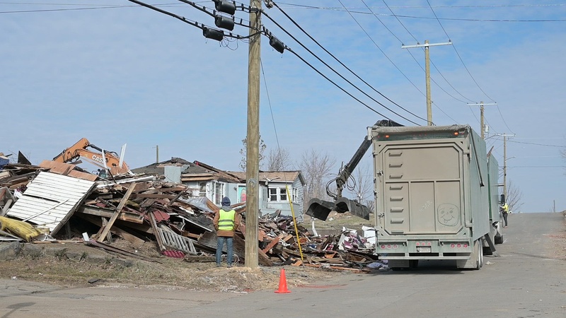 Tornado Debris Removal, Dawson Springs, KY
