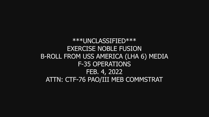 USS America (LHA 6) F-35 Operations